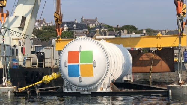 Microsoft Goes Underwater