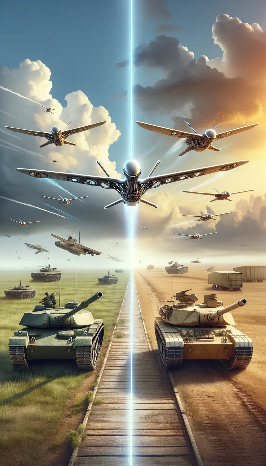 Schmidt Advocates Drones Over Tanks