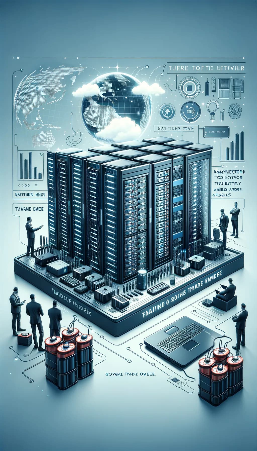 Datacenters Turn to Battery Power Amid Trade Struggles